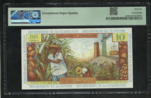 Charger l&#39;image dans la galerie, French Antilles : 10 Francs 1964 ; PMG : Choice UNC 66 ; EPQ (Ref 206)
