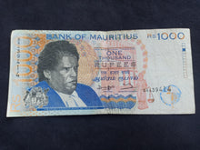 Charger l&#39;image dans la galerie, Ile Maurice / Mauritius : 1000 Rupees 1998
