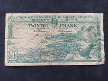 Charger l&#39;image dans la galerie, Congo Belge : 20 Francs 1957 (Ref61)
