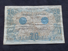 Charger l&#39;image dans la galerie, 20 Francs Bleu (20 Avril 1912) (Ref 416)
