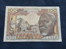 Charger l&#39;image dans la galerie, Afrique Equatoriale : 100 Francs 1963 (Ref 421)
