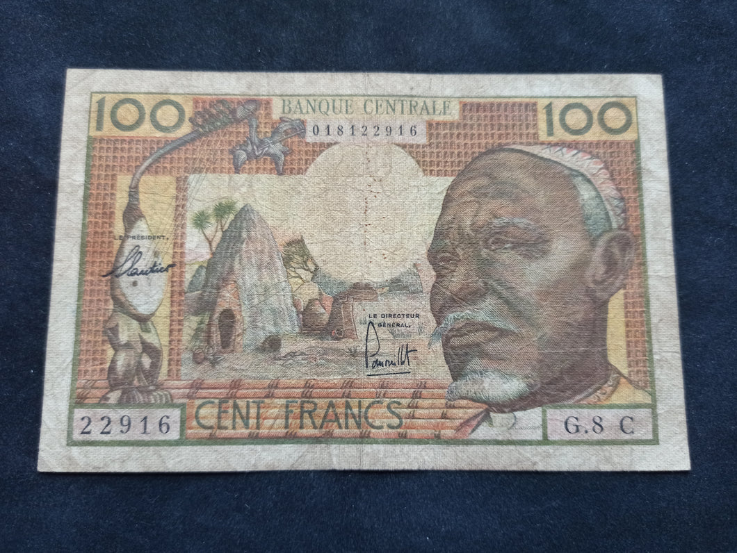 Afrique Equatoriale : 100 Francs 1963 (Ref 421)