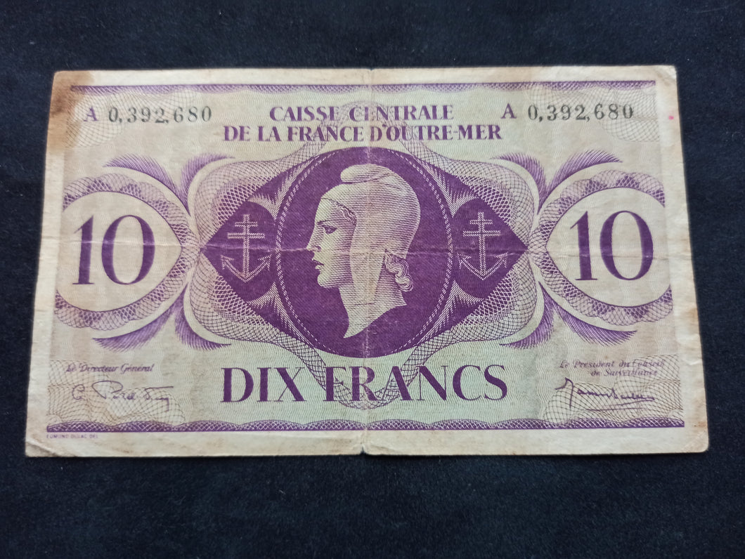 Outre Mer : 100 Francs 1944 (Ref 418)
