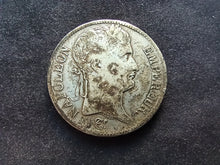 Charger l&#39;image dans la galerie, 5 Francs Argent Napoléon Premier 1809 A (Ref 447)
