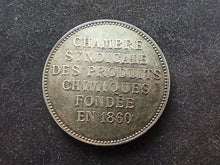Charger l&#39;image dans la galerie, Jeton Argent Chambre Syndicale des Produits Chimiques 1880 (Ref 488)
