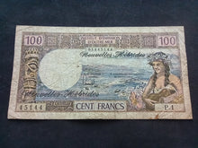 Charger l&#39;image dans la galerie, Nouvelles Hébrides : 100 Francs 1975 (Ref 526)
