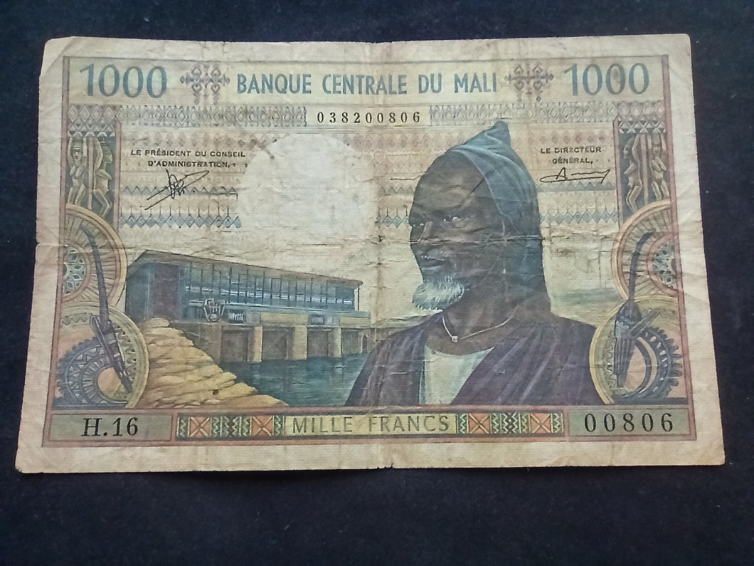Mali : 1000 Francs 1970 (Ref 517)