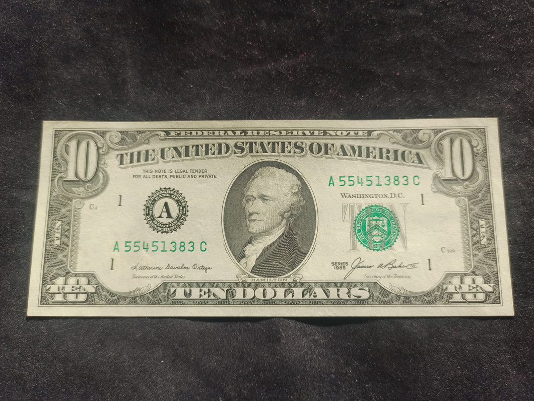 Etats Unis / USA : 10 Dollars 1985 A NEUF (Ref 623)