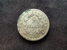 Charger l&#39;image dans la galerie, 2 Francs Napoléon I Argent 1811 A (Ref 673)

