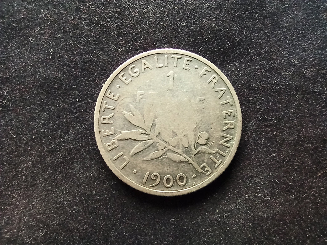 1 Franc Semeuse Argent 1900 (Ref 684)