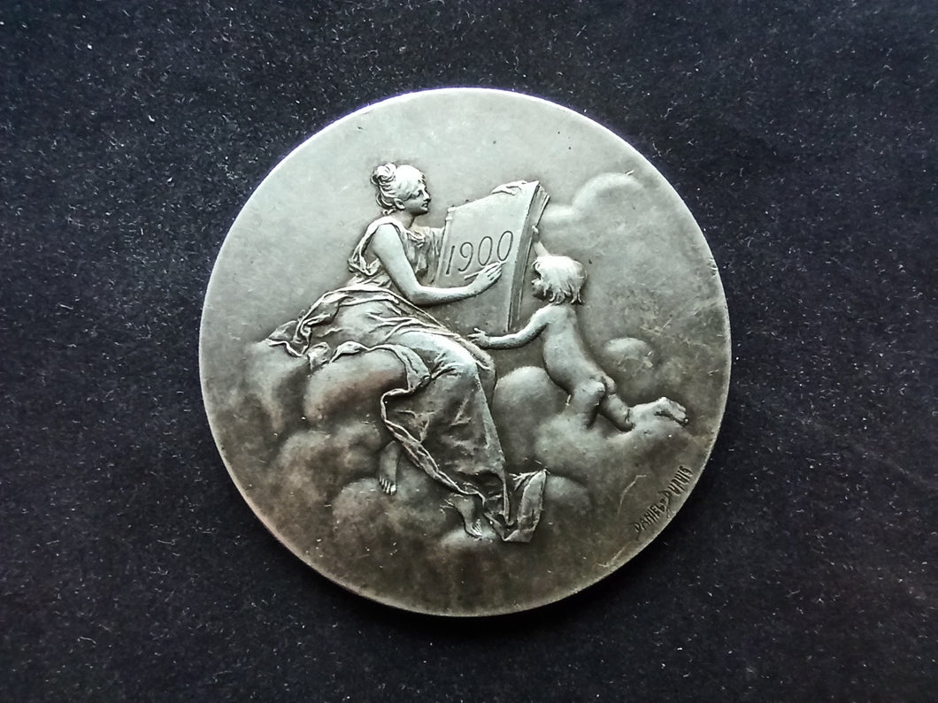 Médaille Argent : Monnaie de Paris 1900 par Dupuis (Ref 787)