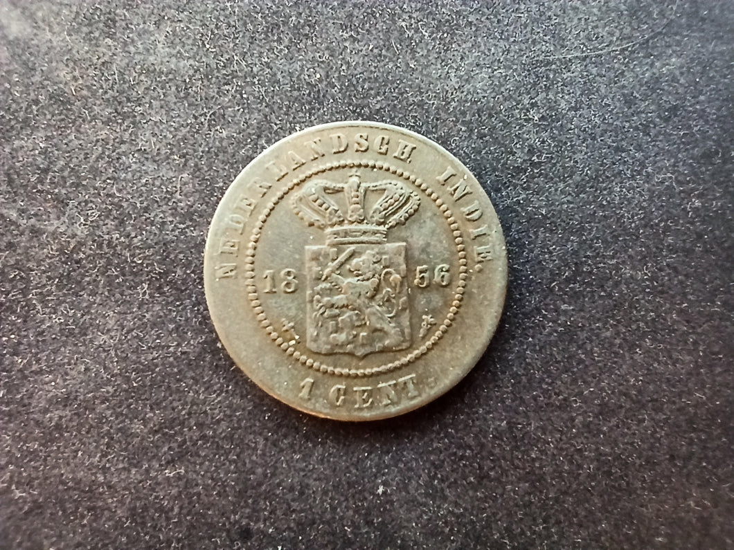 Netherlands Indie : 1 Cent 1856 (Ref 990)
