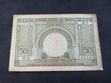 Charger l&#39;image dans la galerie, Maroc : 50 Francs 1949 (Ref 1314)
