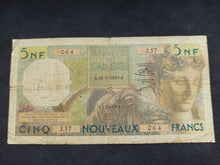 Charger l&#39;image dans la galerie, Algérie : 5 NF Francs 1959 (Ref 1338)
