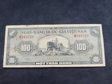Charger l&#39;image dans la galerie, Vietnam : 100 Dong 1955 (Ref 1384)
