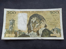 Charger l&#39;image dans la galerie, 500 Francs Pascal (2-1-1969) (Ref 1433)
