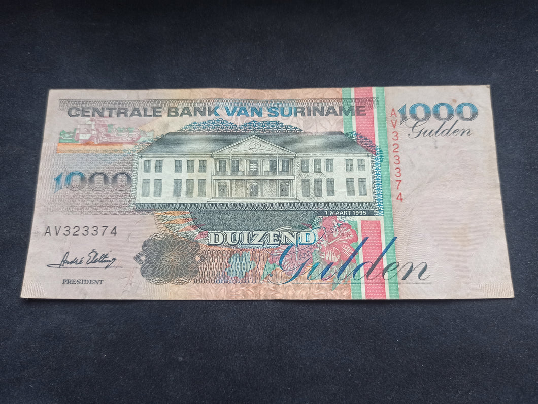 Suriname : 1000 Gulden 1995 (Ref 1726)