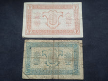 Charger l&#39;image dans la galerie, Lot : 1 Franc + 50 Centimes 1919 Trésorerie aux Armées (Ref 1797)
