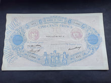 Charger l&#39;image dans la galerie, 500 Francs Bleu &amp; Rose (27 Mai 1937) (Ref 1802) Qualité
