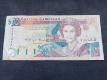 Charger l&#39;image dans la galerie, Eastern Caribbean : Sainte Lucie : 20 Dollars 1993 (Ref 1824)
