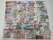 Charger l'image dans la galerie, Lot de 80 Billets du Monde Tous Différents NEUFS