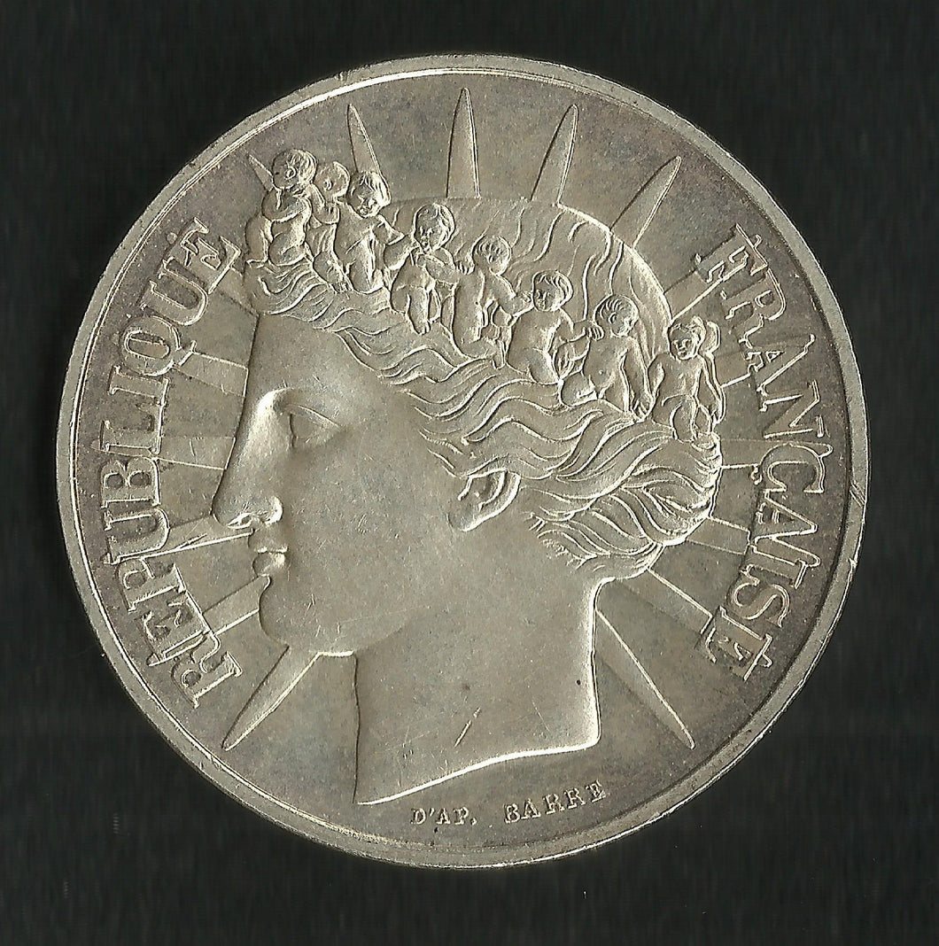 100 Francs Argent Commémorative 1988 Fraternité