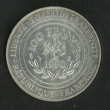 Charger l&#39;image dans la galerie, 100 Francs Argent Commémorative 1990 Charlemagne
