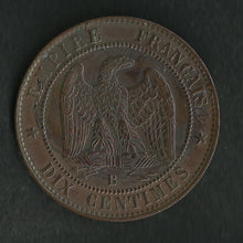 Charger l&#39;image dans la galerie, 10 Centimes Napoléon III Tête Nue 1856 B ; Qualité
