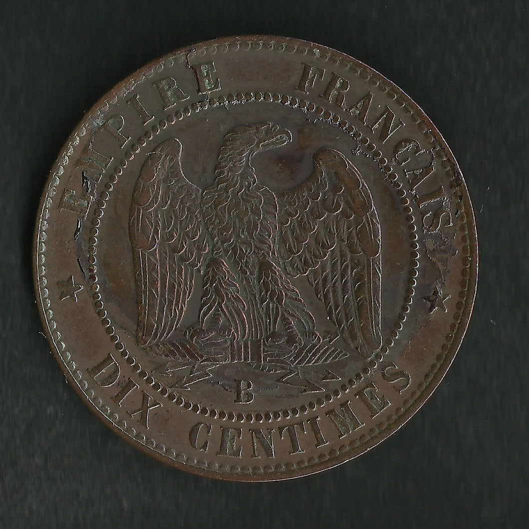 10 Centimes Napoléon III Tête Nue 1856 B ; Qualité