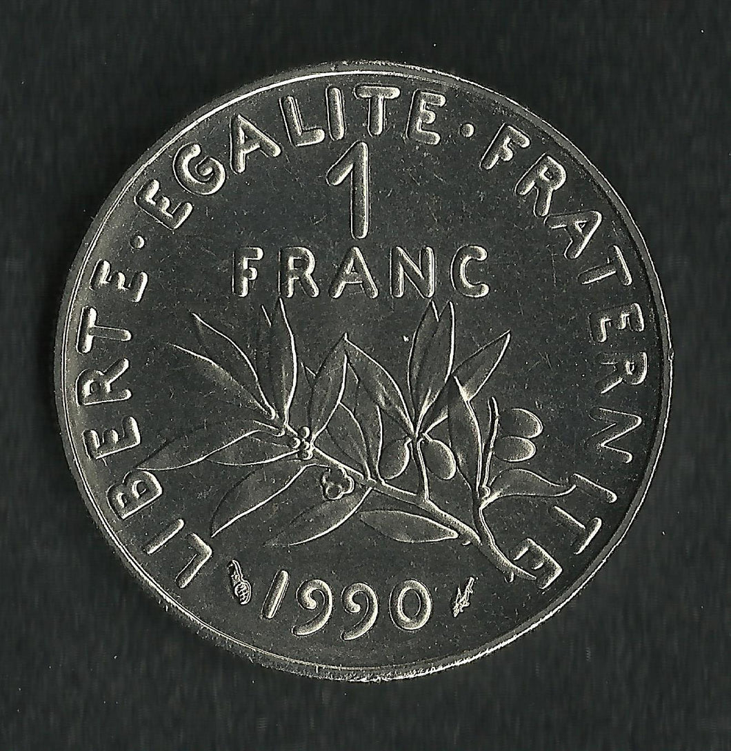 1 Franc Semeuse Nickel 1990 FDC