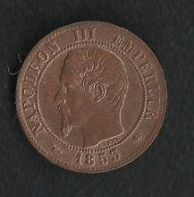 Charger l&#39;image dans la galerie, 1 centime Napoleon III 1853 D ; Qualité
