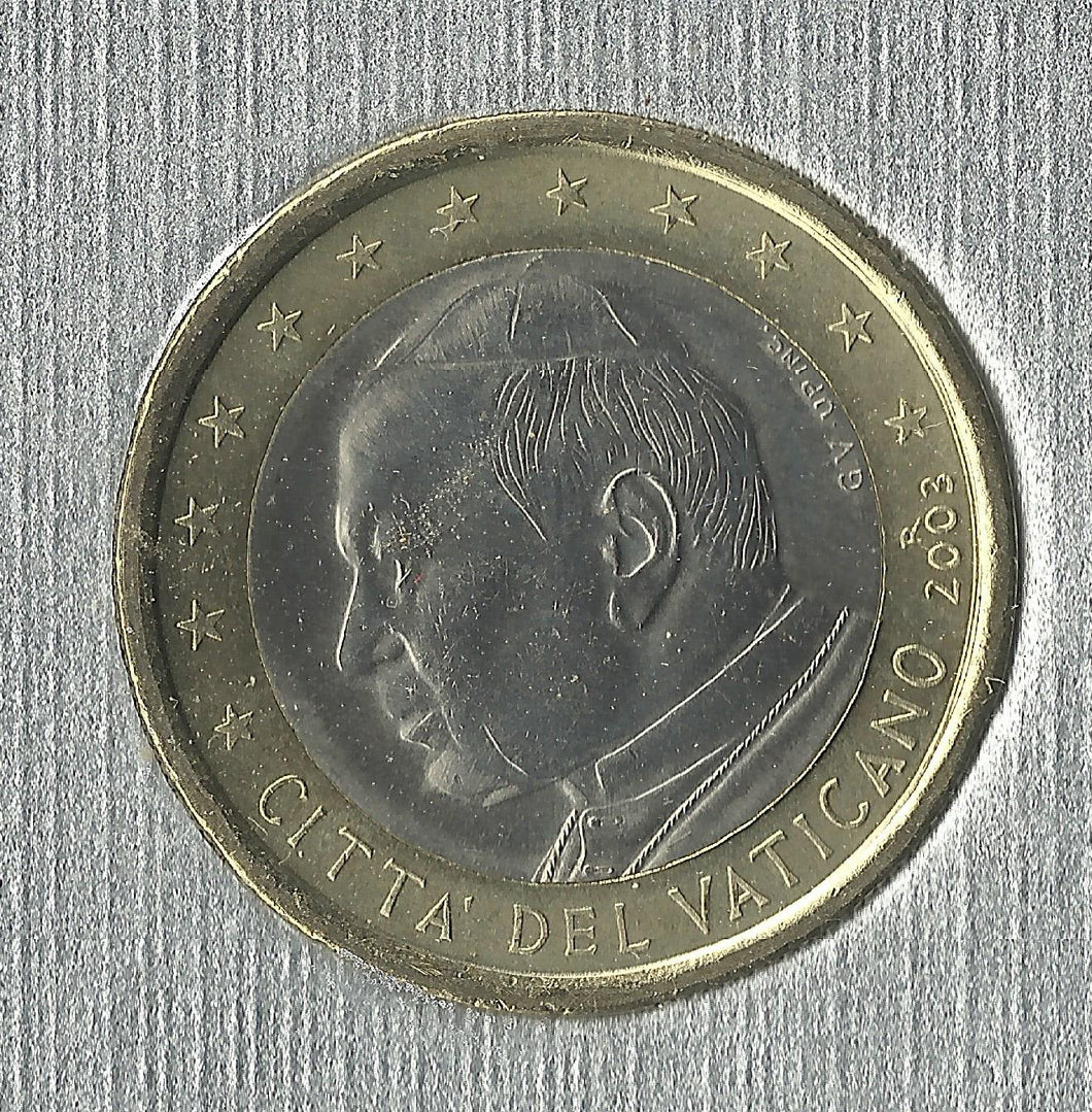 1 Euro Vatican 2003 Jean Paul II de BU