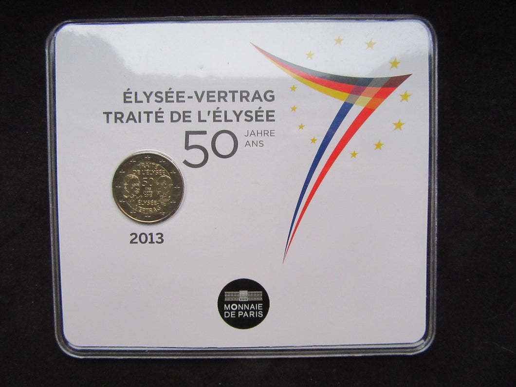 2013 : 2 Euro Bu Commémorative France : Traité de l'Elysée