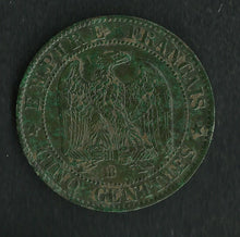 Charger l&#39;image dans la galerie, 5 Centimes Napoléon III Tête Nue 1855 BB Ancre ; Qualité
