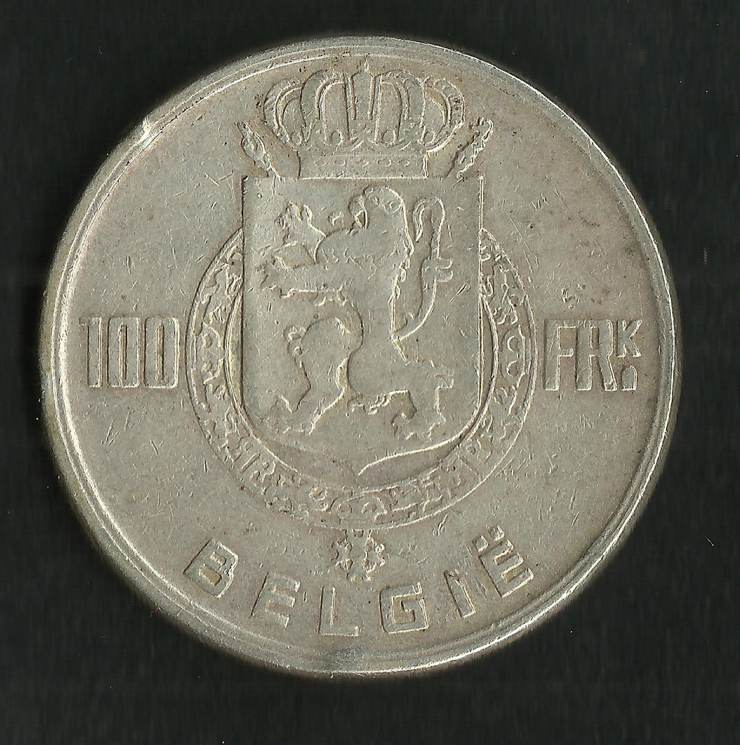 Belgique : 100 Francs Argent 1951