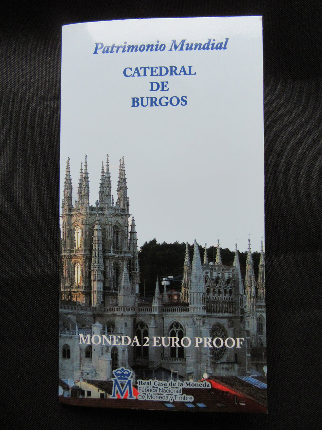 2 Euro Commémorative Coincard BE Proof Espagne 2012 : Cathédrale de Burgos