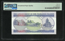 Charger l&#39;image dans la galerie, Falkland Islands : One Pound 1984 PMG : Gem UNC 65 ; EPQ
