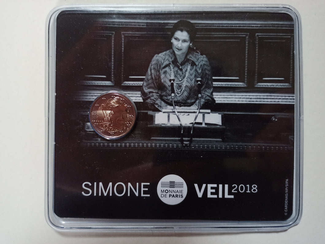 2018 : 2 Euro Commémorative Bu France : Simone Veil