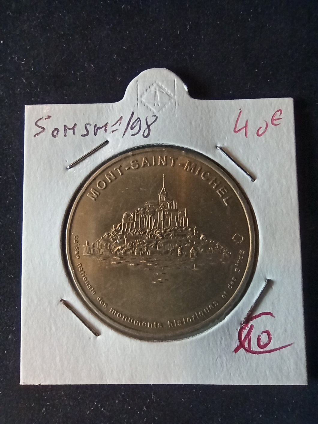 Jeton Monnaie de Paris 50 : Mont St Michel 1998