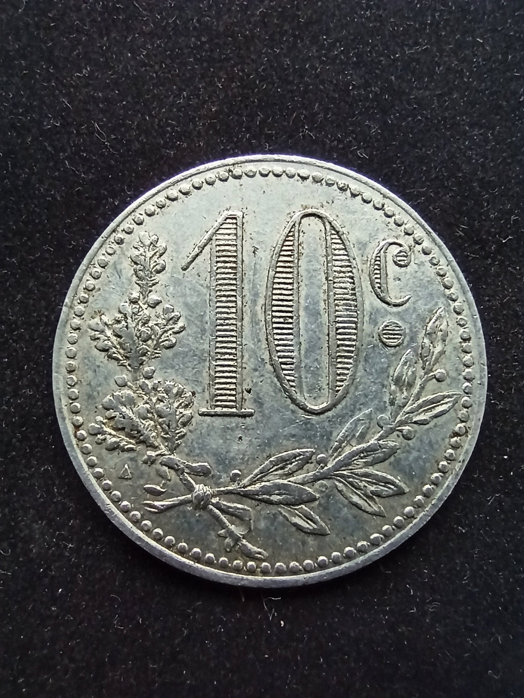 Monnaie de Nécessité : Algérie : 10 Cent 1916 Alger