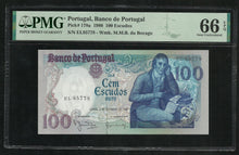 Charger l&#39;image dans la galerie, Portugal : 100 Escudos 1980 ; PMG : Gem UNC 66 ; EPQ
