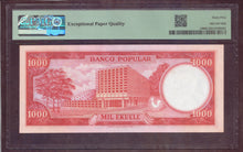 Charger l'image dans la galerie, Equatoriale Guinea : 1000 Ekuele 1975 ; Pick 13 ; PMG : Gem UNC 65 (Ref 4189)
