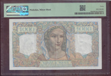 Charger l'image dans la galerie, France : 1000 Francs Minerve 1946 ; Pick 130a PMG : XF 40 (Ref 4154)
