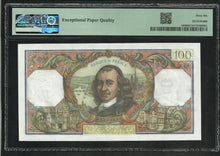 Charger l&#39;image dans la galerie, France : 100 Francs Corneille 5-8-1968 ; PMG : Gem UNC 66 ; EPQ (Ref 1942)
