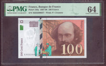 Charger l'image dans la galerie, France : 100 Francs Cezanne 1997 ; Pick 158a ; PMG : Choice UNC 64 (Ref 4118)
