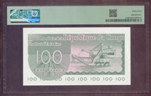 Charger l'image dans la galerie, Congo : 100 Francs 1963 ; Pick 1a ; PMG : Choice UNC 64 (Ref 4107)
