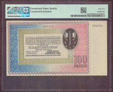 Charger l'image dans la galerie, France : 100 Francs Solidarité 1941-45 ; Pick SB336d PMG : Gem UNC 65 (Ref 4146)
