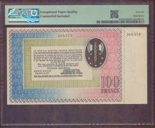 Charger l'image dans la galerie, France : 100 Francs Solidarité 1941-45 ; Pick SB336d PMG : Gem UNC 66 (Ref 4147)
