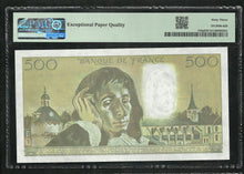 Charger l&#39;image dans la galerie, France : 500 Francs Pascal 1988 ; PMG : Choice UNC 63 (Ref 1990)
