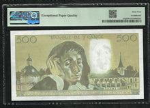 Charger l&#39;image dans la galerie, France : 500 Francs Pascal 1988 ; PMG : Choice UNC 64 (Ref 1991)
